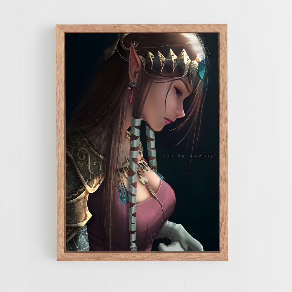 Poster Princesse de Hyrule – affiche Zelda (vue 4)